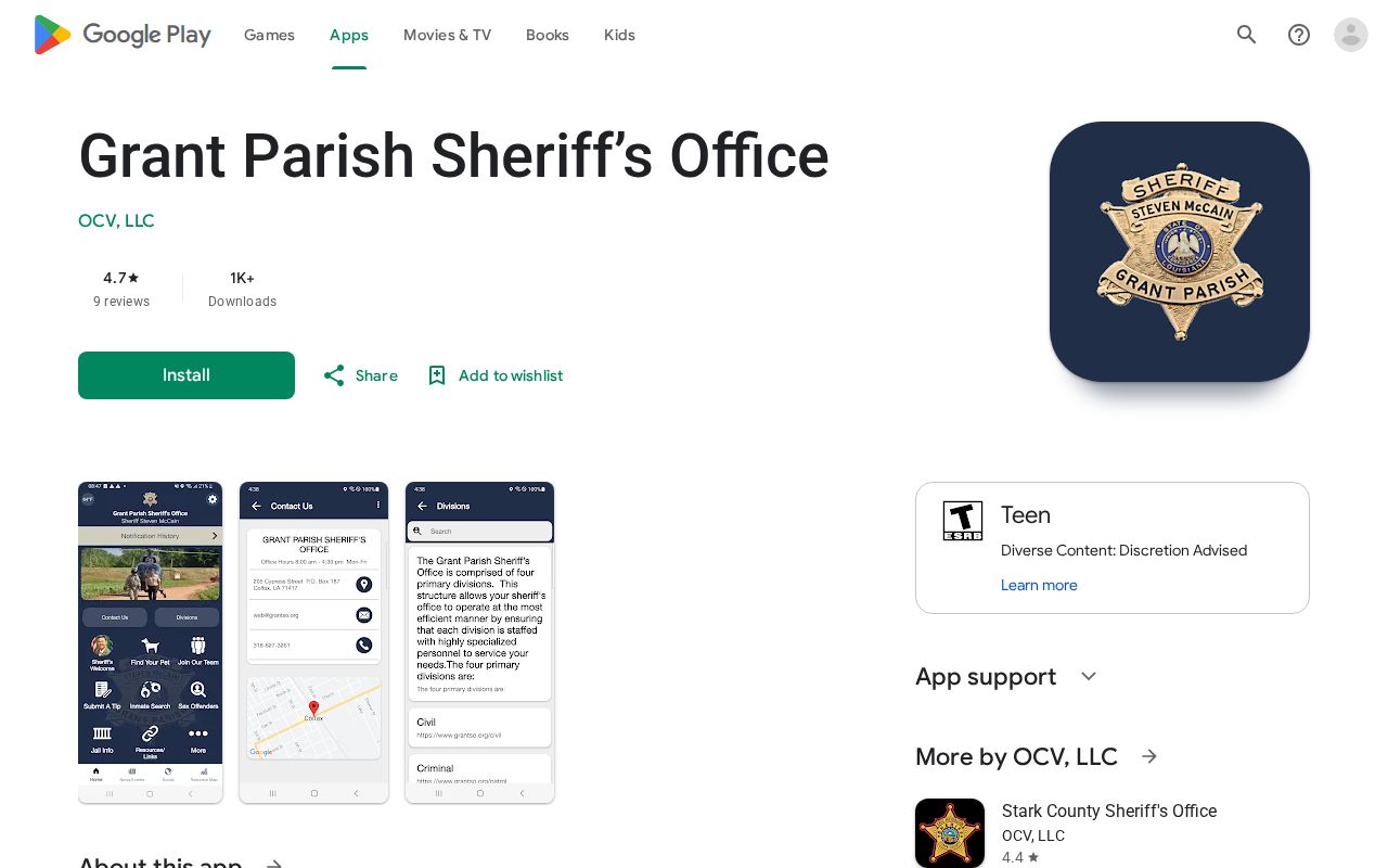 Grant Parish released mugshots official sheriff app listing